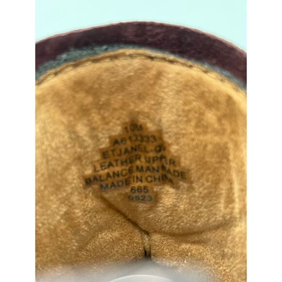 Earth® Dark 600 Red Leather Boots Women's size 10M Janel-QV - Picture 12 of 15